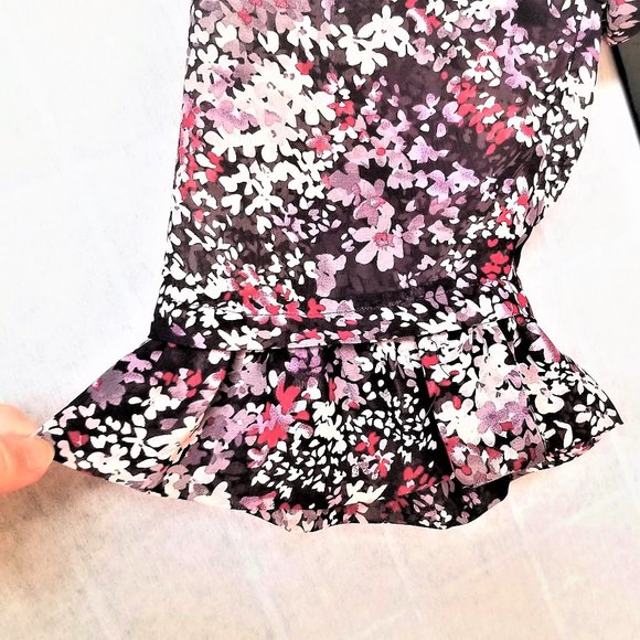 Blouse Madison XL Woman's Polyester Floral NWT - Picture 4 of 8